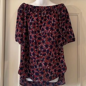 Michael Michael Kors floral off shoulder top sz.m